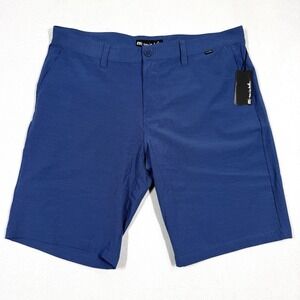 Travis Mathew Shorts Mens 38‎ All In Performance Golf True Navy Blue 1MS213 NWT